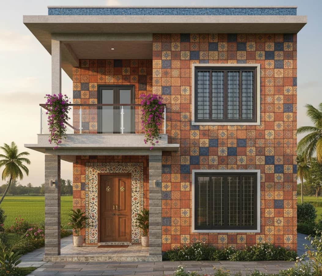 Tile-Applied Front Elevation